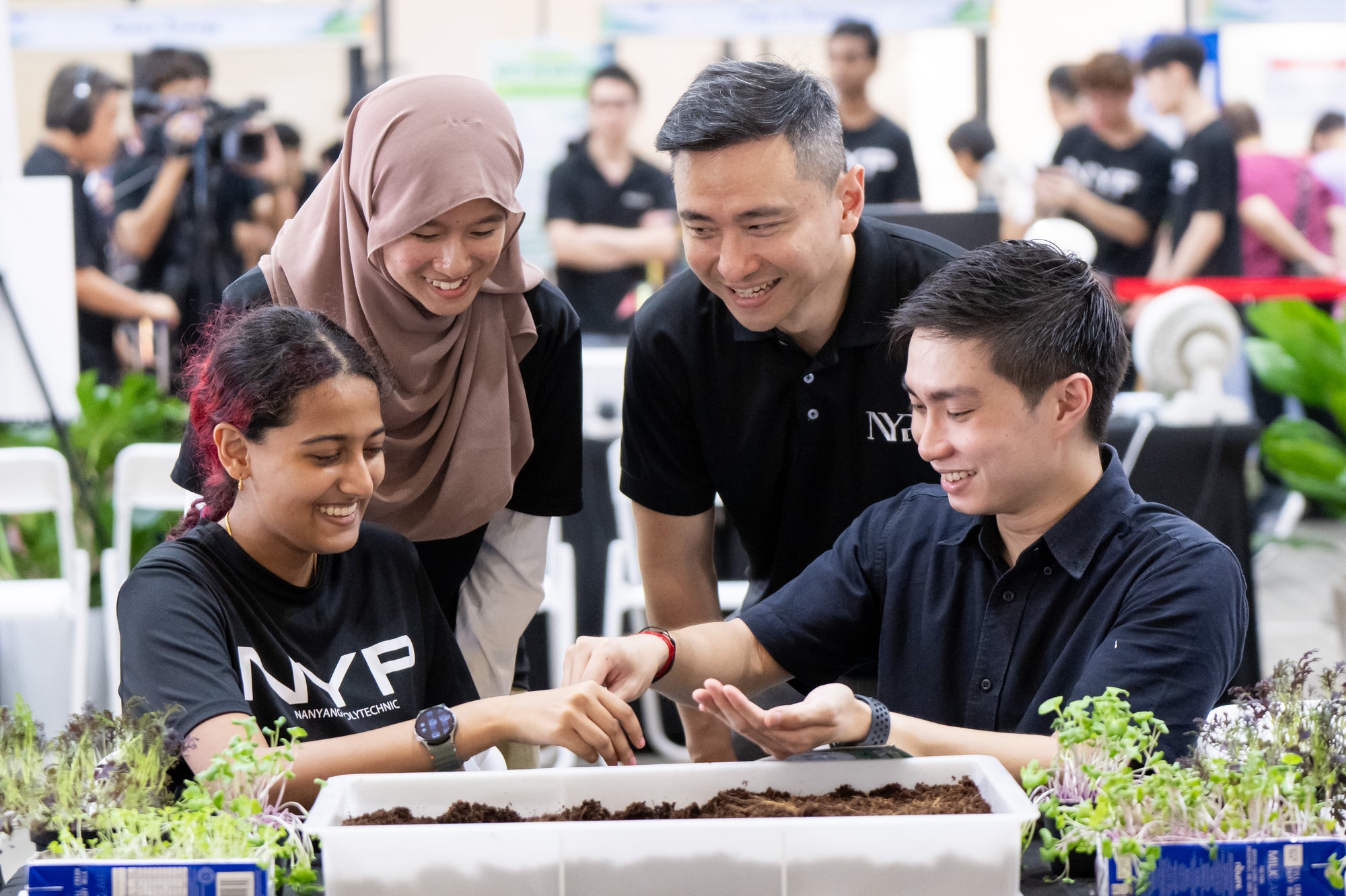 Eco-Fest & Adopt-A-Block event participants