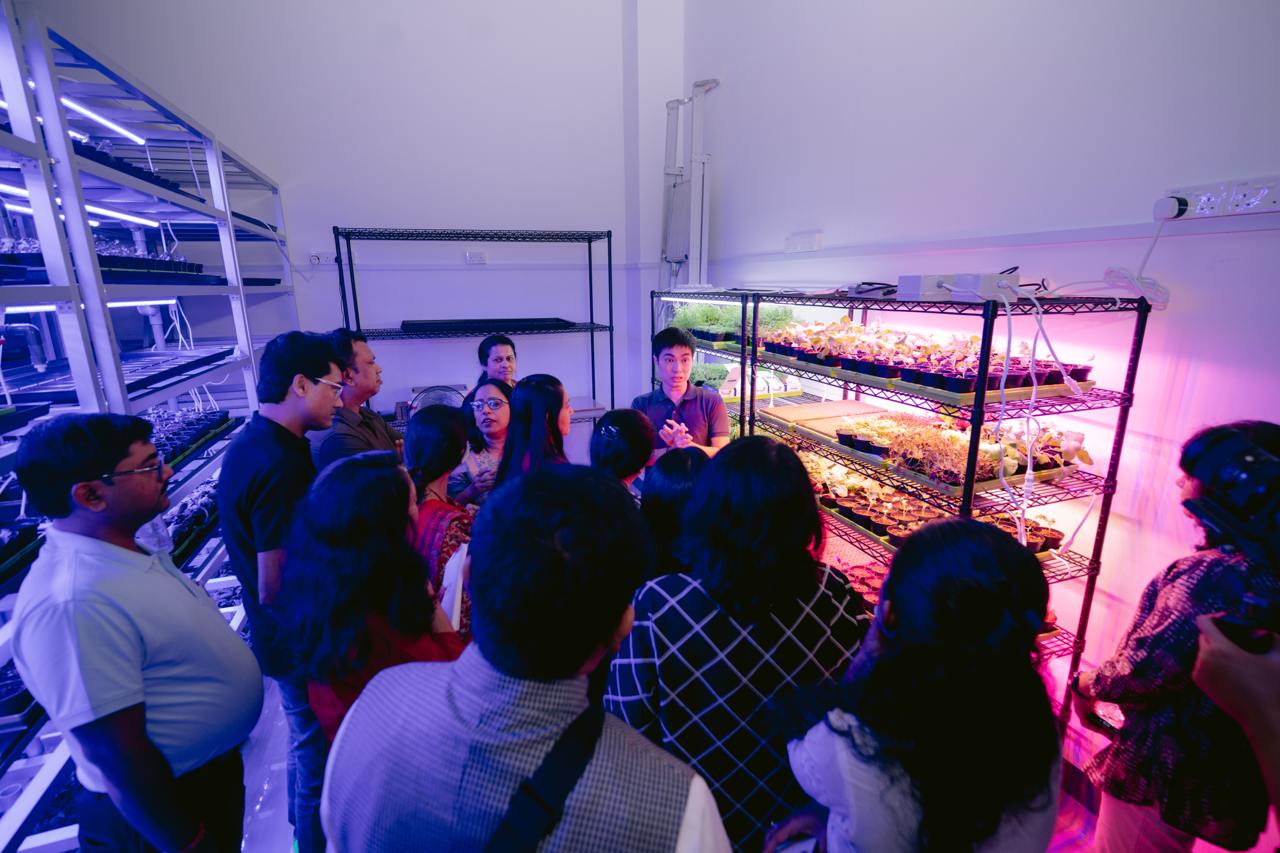 Hands‑on urban farm tour at GreenLoopFarms Singapore