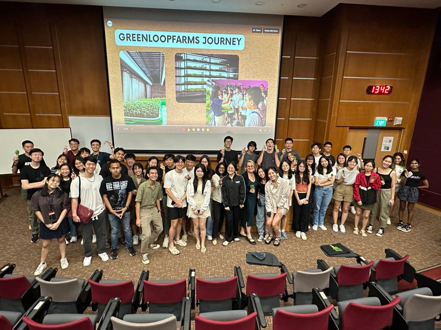 GreenLoopFarms session with National University of Singapore students