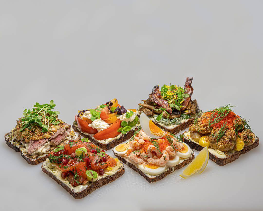 Open-faced sandwiches