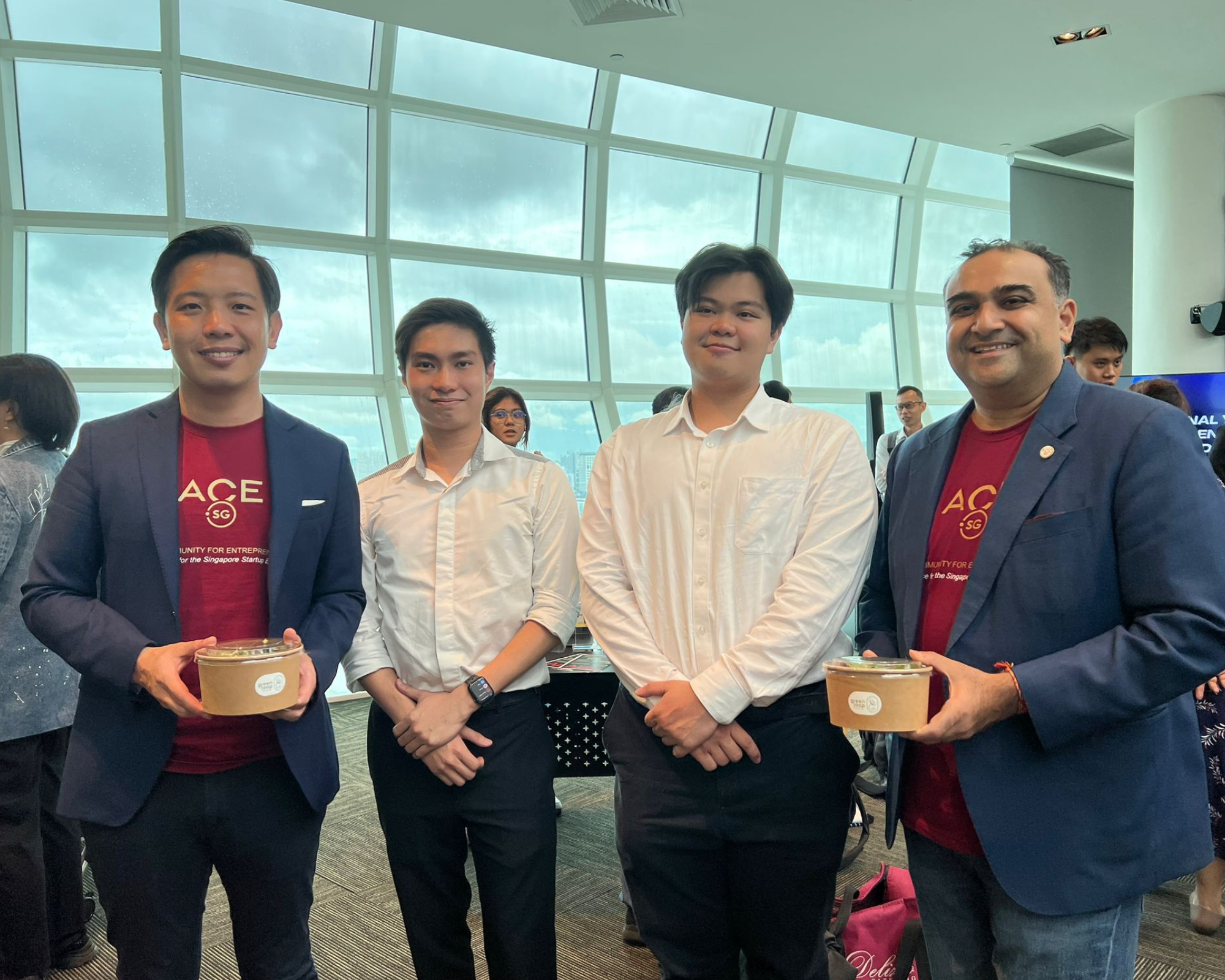 Minister of State Alvin Tan and ACE.SG Chairman Saurav Bhattacharyya